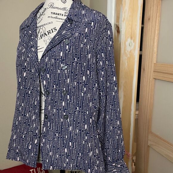 Evan Picone Women's Button Up Long Sleeve Shirt Blouse Multicolor Size 8 - Picture 4 of 9